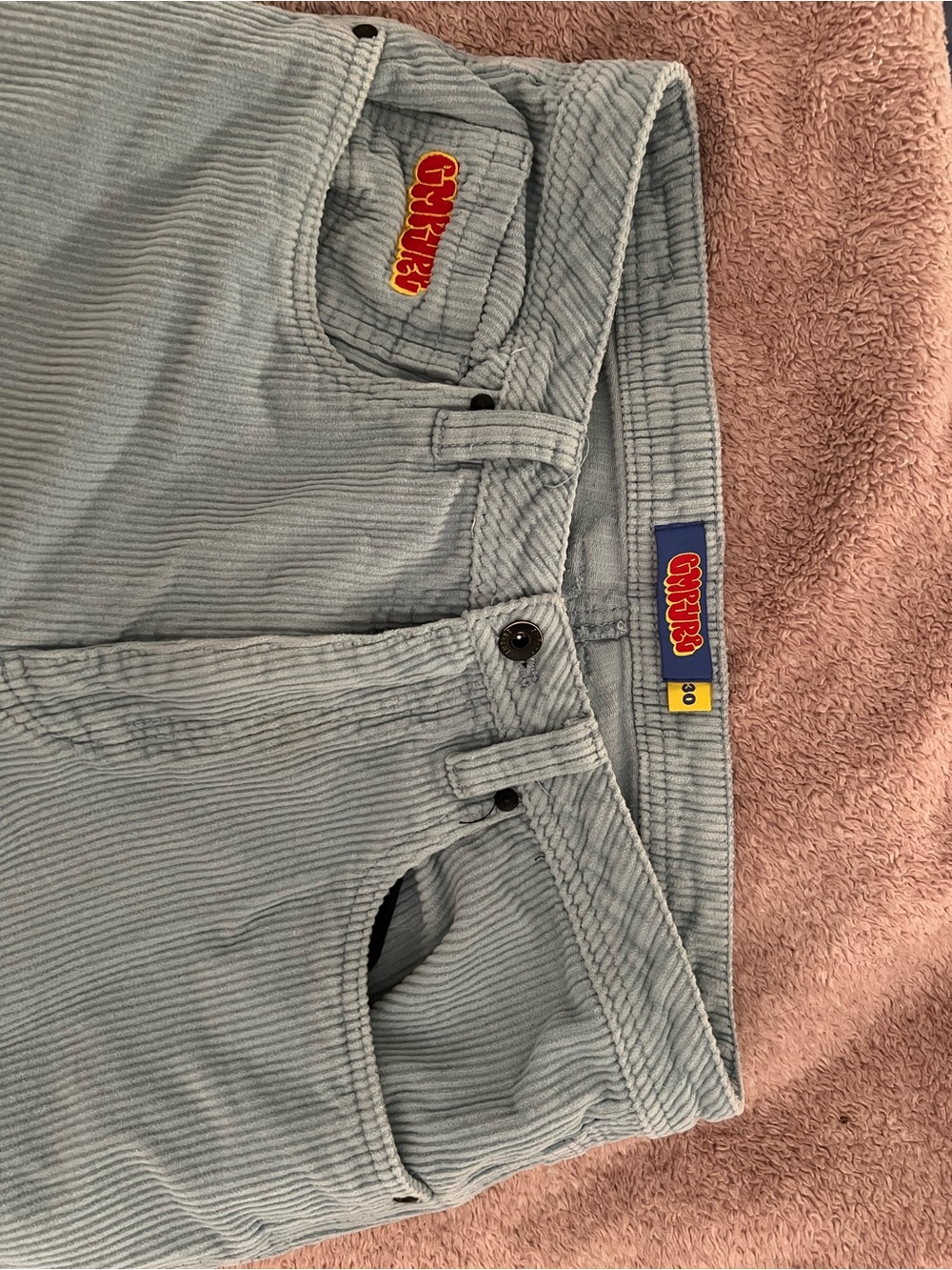 Empyre Corduroy Pants in Light Blue - Picture 2 of 2